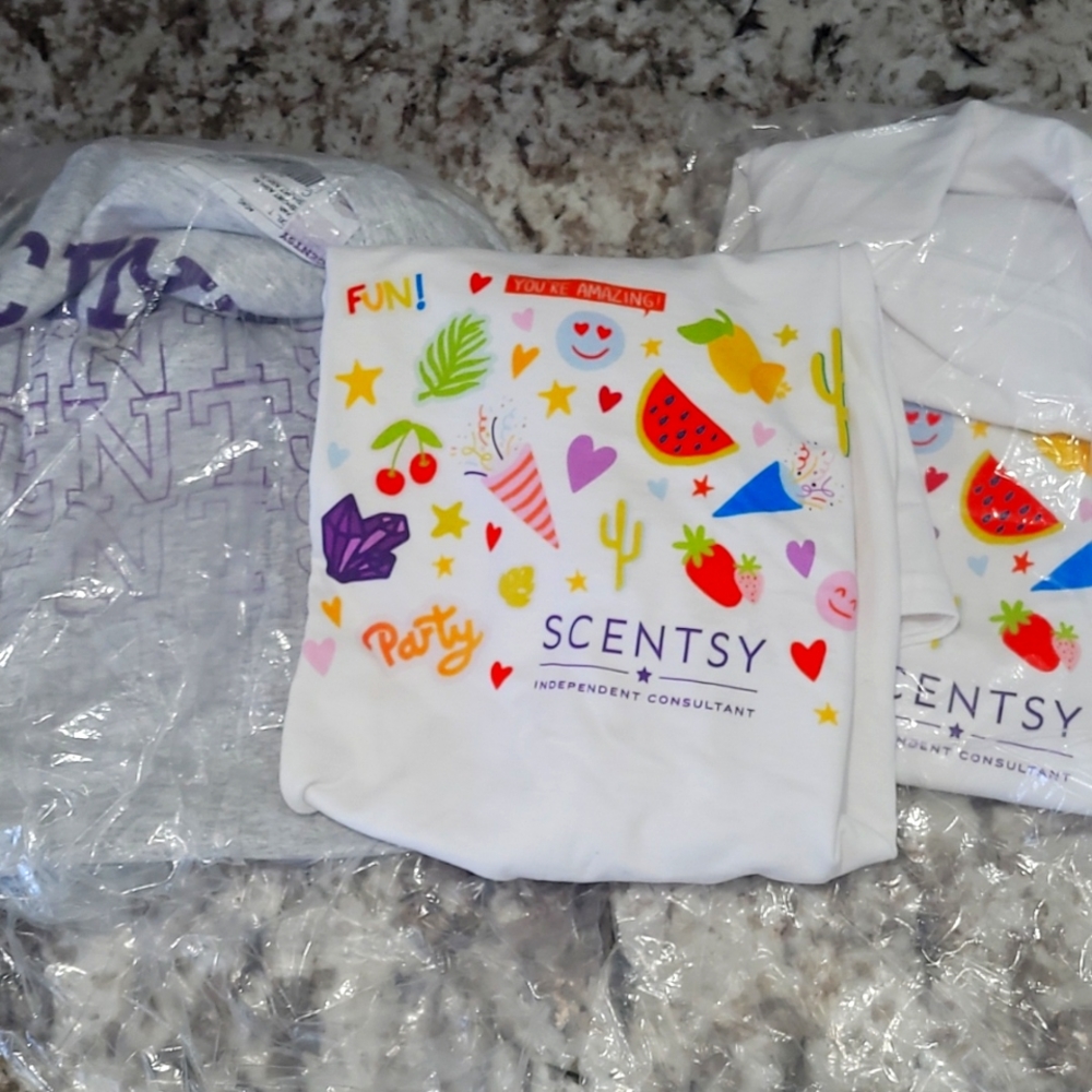 3 Scentsy shirts XL